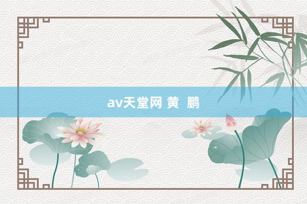 av天堂网 黄  鹏
