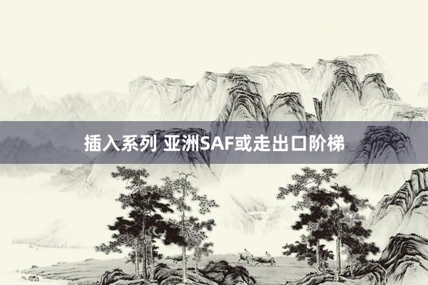 插入系列 亚洲SAF或走出口阶梯