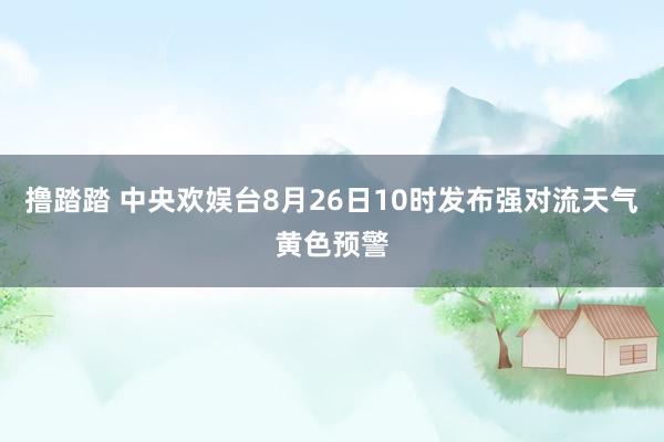 撸踏踏 中央欢娱台8月26日10时发布强对流天气黄色预警